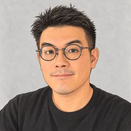 Illustrated portrait of Timothy Wong.